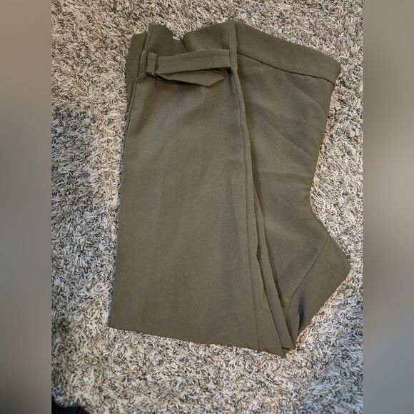 Express Green Chinos Relaxed Fit Cotton Blend - Picture 6 of 6